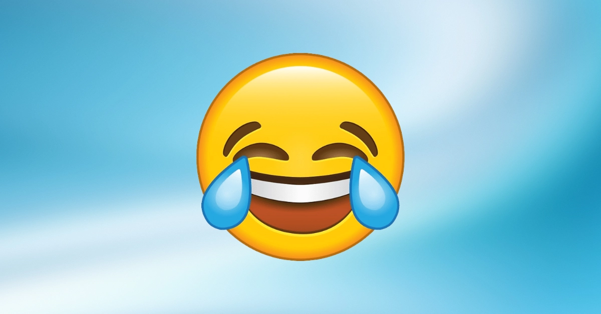 Imagen emoji riendo