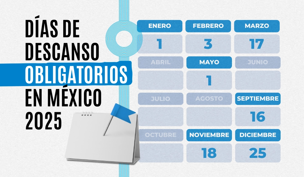 Días de descanso obligatorios en México 2025